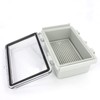 AcbbMNS IP67 Waterproof Junction Box with Clear Hinged Lid, ABS