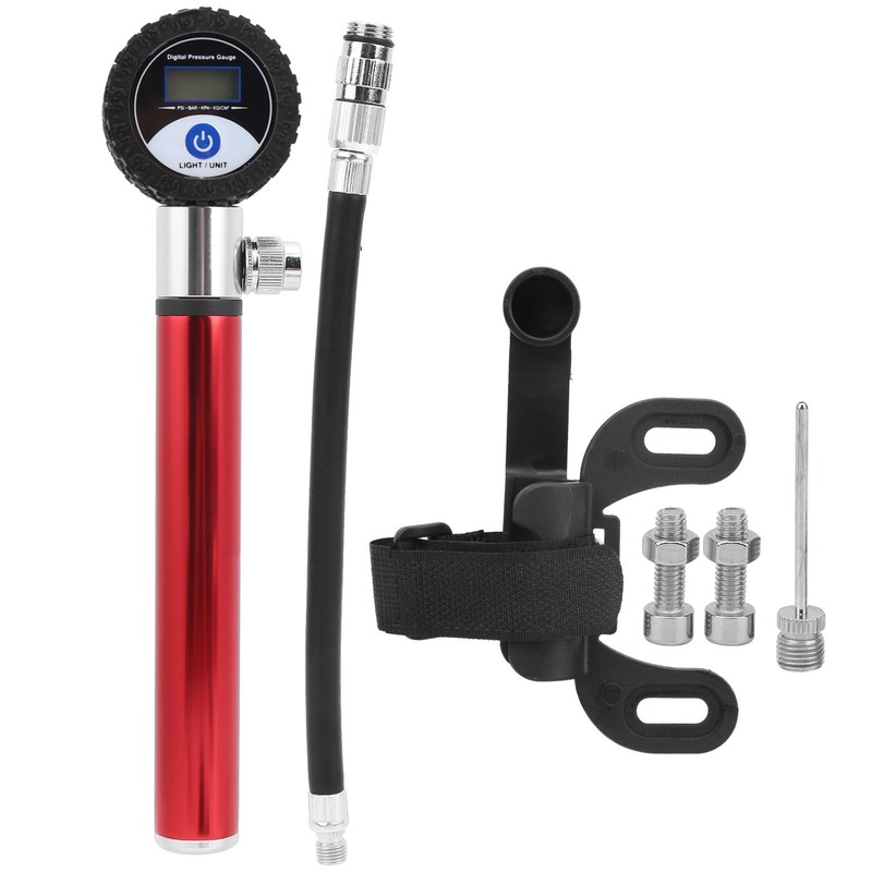 Portable Bicycle Air Pump Manual Tire Inflator 120PSI High Pressure