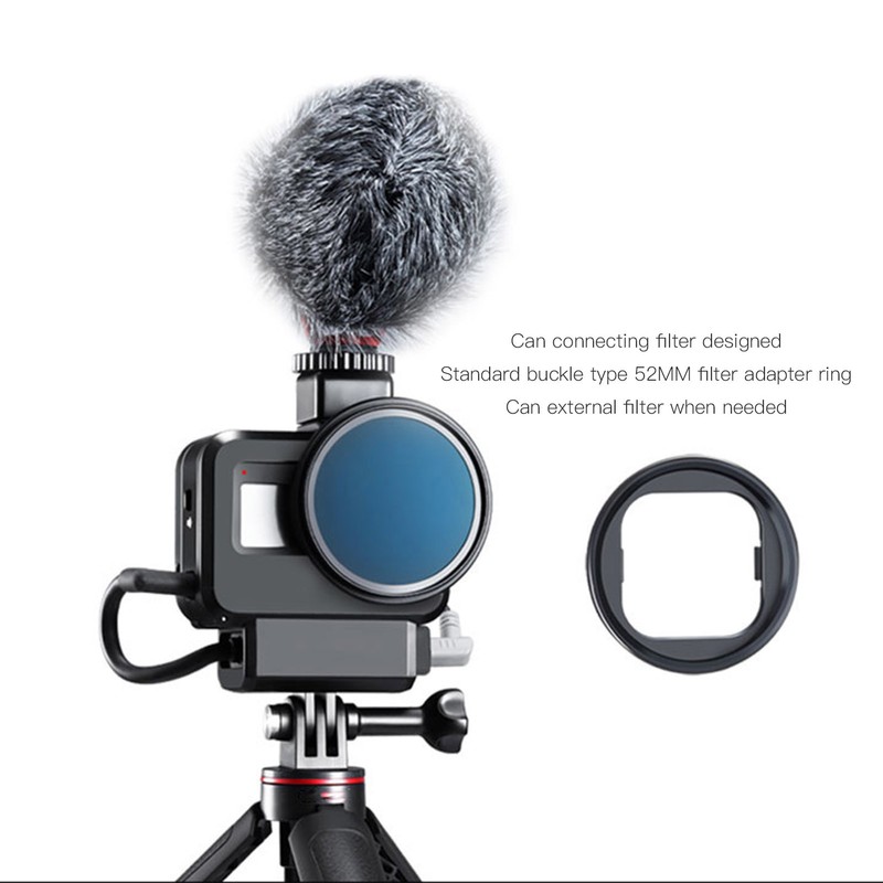 Ulanzi G8-9 Sports Camera Cage Protection Frame Vlog Extension Microphone