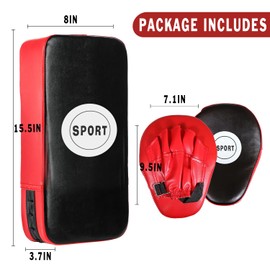 WYIPOLZI 2-in-1 Boxing Pads Set
