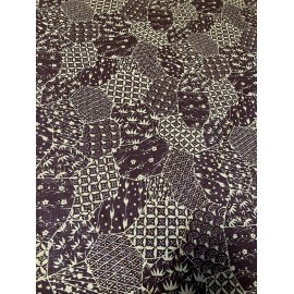 Northcott Dark Plum Patchwork cotton Fabric per yard  quilt / sew 44" Northcott