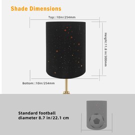 tall star drum lamp shades 10 * 10 * 11.8in