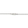 Solid 925 Sterling Silver 2mm Rolo Chain Necklace 18" -