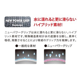 Puzzle Design PGV-036 3 Fingerless Cool Dry Gloves Black Gray Large