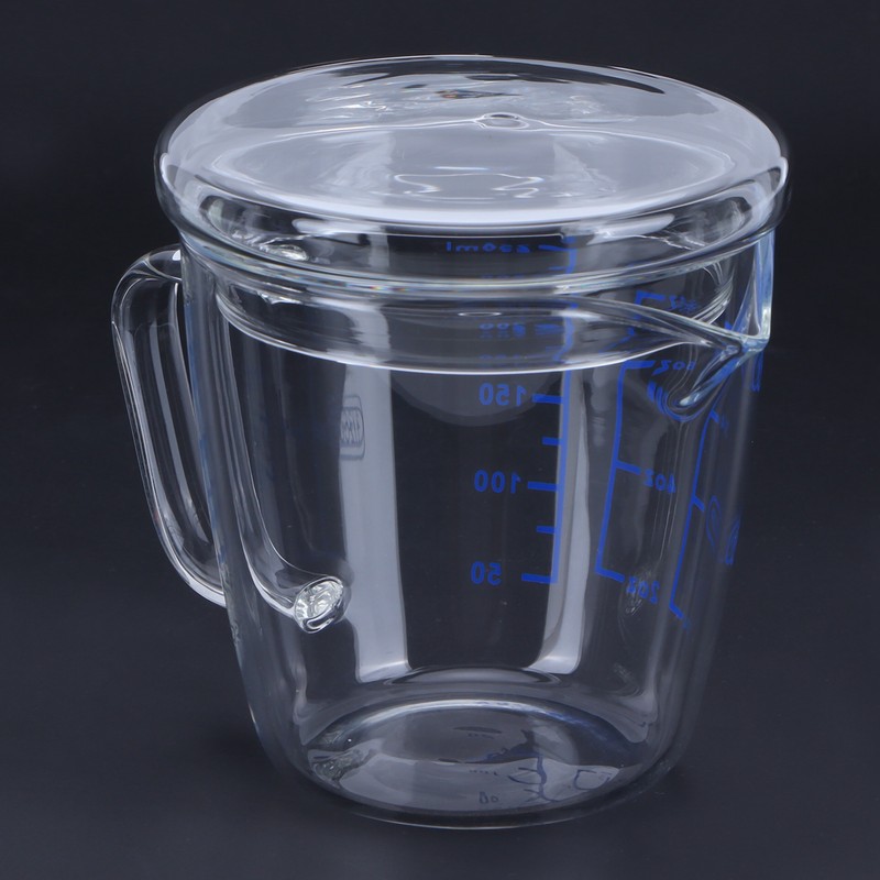 Heat Resisting Glass Measuring Cup Milk Scale Measuring Jug with