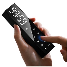 EooCoo Touch Screen Visual Kitchen Timer, Magnetic Back, Easy-to-Use LED Digital Display for Quick Setting, Perfect for Cooking and Baking, Household & Office