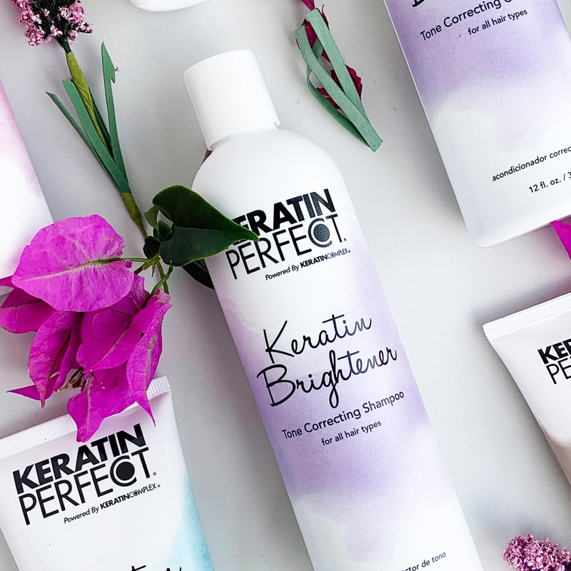 Keratin Brightener Shampoo by Keratin Perfect for Unisex - 12