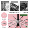 Pioggistar Windproof Umbrella for Men and Women, Inverted Mechanic Umbrellas