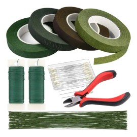 Kit 108pzs Cinta Floral Kit De Arreglos Florales,hechas Mano                                                                                          