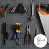 Garneck 12 Pcs Metal Square Peg Board Hooks - Heavy