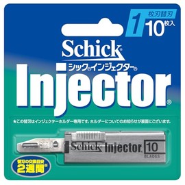 Schick Injector Single Blade Replacement Blades (Pack of 10) for Shaving Razors