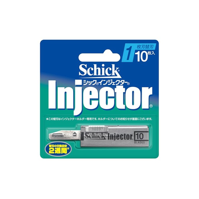 Schick Injector Single Blade Replacement Blades (Pack of 10) for