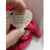 TY Beanie Baby - VALENTINA the Red Fushia Bear mwt