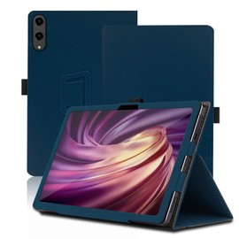 Case for DOOGEE Tab E3 Pro 13 inch, DOOGEE Tab E3 Pro Tablet Case, Folding Stand Protective Cover with Pencil Holder and Wrist Strap, Full Protection. (Blue)