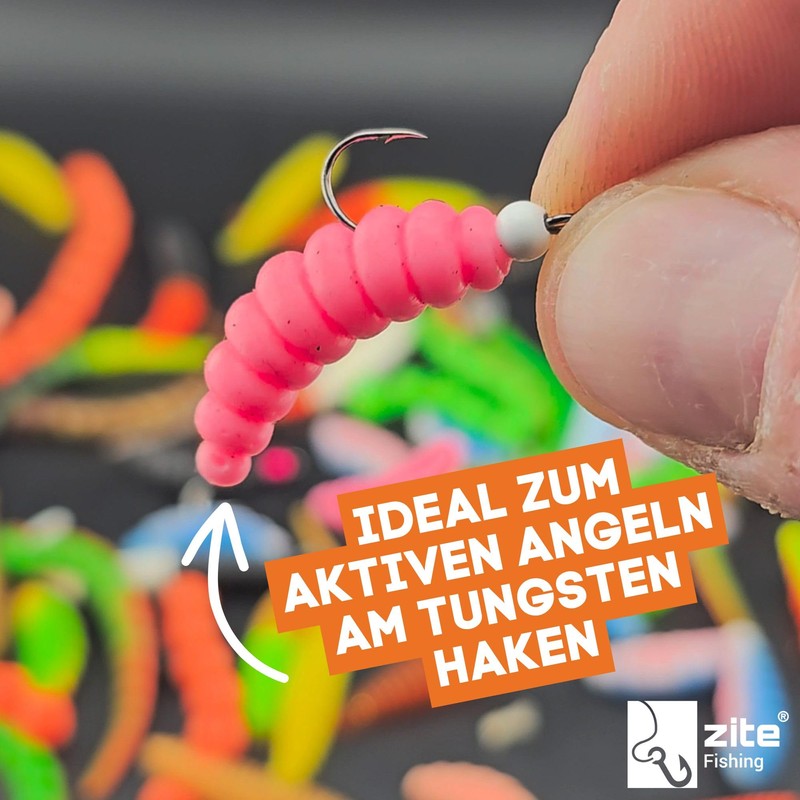 Zite Fishing Mighty Mag Mix 12 Pieces - Bee Maggots