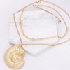 TOVINANNA Charm Necklace Shell Pendant Jewelry for Women Unique Necklace