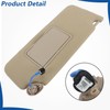 WFLNHB Sun Visor Driver Side and Passenger Side with Mirror