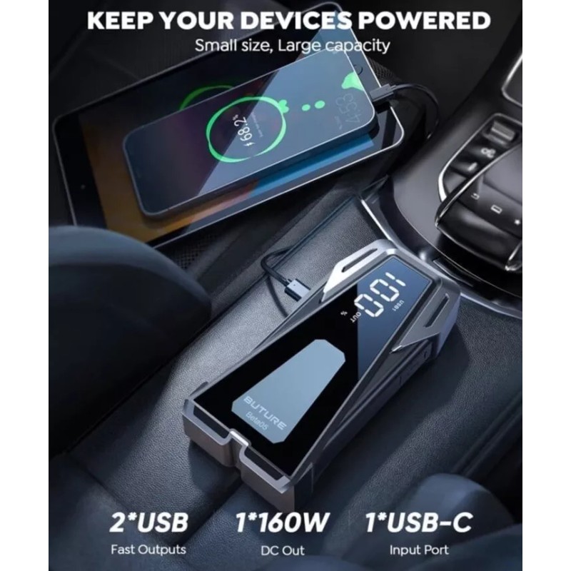 BUTURE Beta05 Car Battery JumpStarter 4000A Jump Box 23800mAh 88.06Wh
