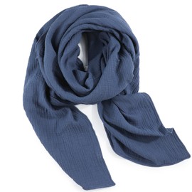 Superora Women's Cotton Scarf Soft Square Scarves Shawls And Large Winter Warm Knitted Wrap Stoles 53 * 53 Inch