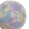 Soccer Ball PU Size 5 Light Color Reflective Glowing Soccer