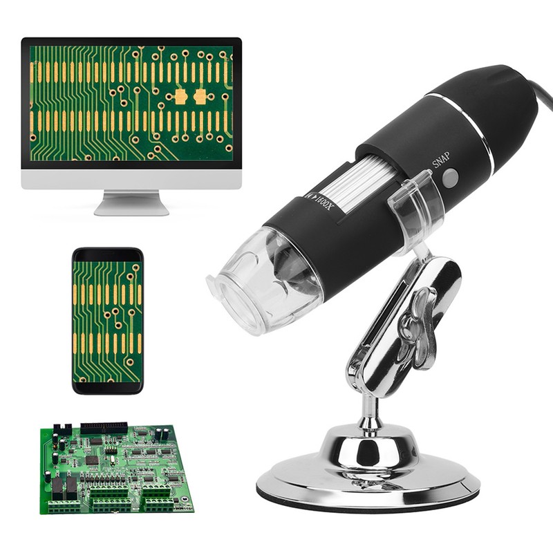 X4 1600X LED Microscope Digital Microscope Camera HD Handheld Microscope