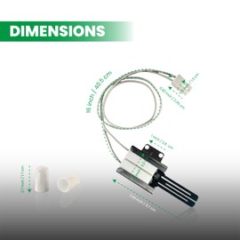 316489403 5304508786 Oven Igniter Replacement for Frigidaire & Kenmore Gas Ranges - Universal Bake/Broil Burner Ignitor Kit Fits Electrolux, Tappan Stoves