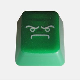 Translucent Forest Green LOF Novelty Doubleshot Cherry MX Keycaps / Key cap