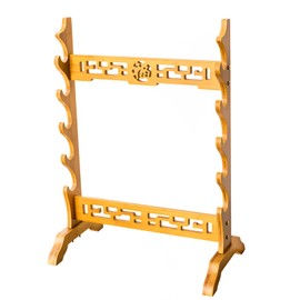 FOXSMZZ Sword Holder Katana Multi-layer floor standing sword stand Katana Holder Samurai Sword Display Rack (5-Tier)