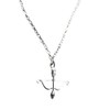Archery Bow and Arrow Charm Necklace, Archery Jewelry, Gift for
