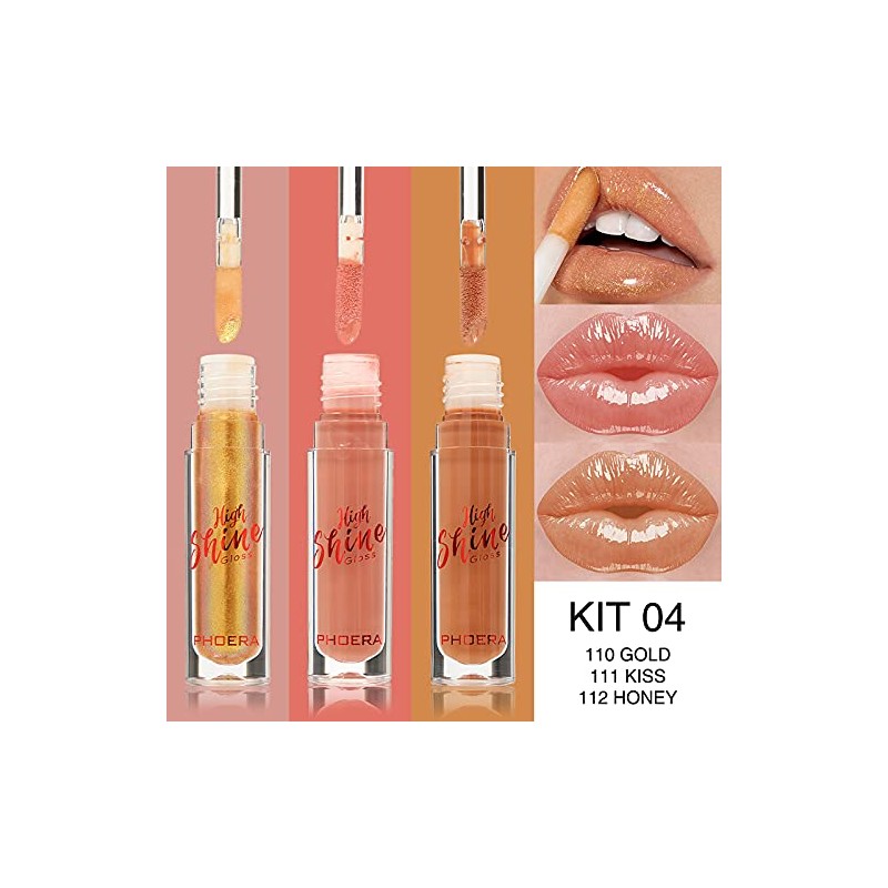 AQUAPURITY Phoera® Cushiony High Shine Lip Gloss 3ml Pigmented Moisturising