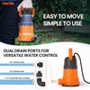 Cleartide Submersible Sump Pump, 1/4 HP Utility Water Pump for