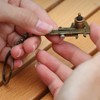 DLPRK 2 Pcs Precision Mini Caliper Aluminum Key Chain Keychain