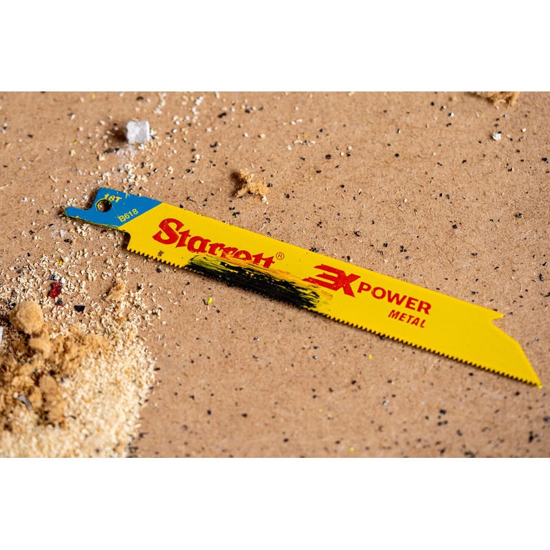 Starrett Metal Cutting Reciprocating Saw Blade 200mm (8-inch) - Pack