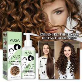 Curling Lockencreme, Pflegende Gel-Creme, Leichtes Styling-Balsam für Lockiges Haar,Feuchtigkeitsspendend, Flauschige Elastizität, Stärkt das Haar, Verhindert Frizz,Für Perfektionierte Locken