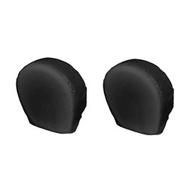 Explore Land Tire Covers 2 Pack - Tough Tire Wheel Protector for Truck, SUV, Trailer, Camper, RV - Universal Fits Tire Diameters 23-25.75 inches, Black
