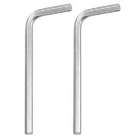HARFINGTON 2pcs Hex Key Wrench 4mm Stainless Steel L-Shape Hexagon Metric Wrenches Repairing Tool for Home DIY Bike Motorcycle Repair