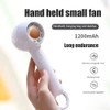 Portable Bladeless Handheld Fan Rechargeable Quiet Fan with Flexible Buckle