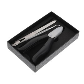 BIUDECO Stainless Steel Nail Trimmer Set Dead Skin Plier Nail Plier Pedicure Tool Non-skid Handle Portable