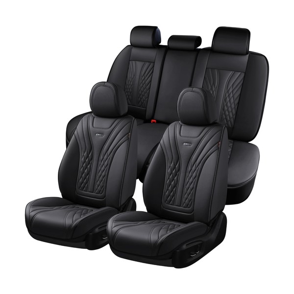 Coverado Car Seat Covers Full Set, 5 Seats Front Seat