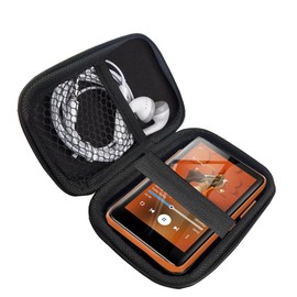 Compatible with HiBy R1 Case, Lamshaw Durable EVA Carrying Case, Shockproof & Lightweight Protective Cover Compatible for HiBy R1 HiFi MP3 Player (Black)