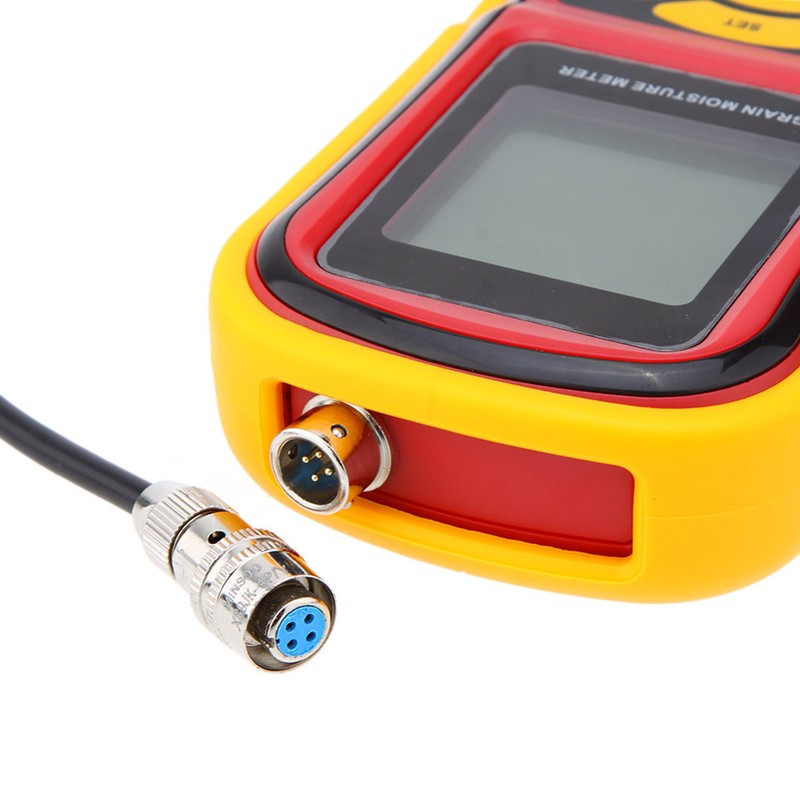 GM640 Portable Digital Grain Moisture Meter with Measuring Probe LCD
