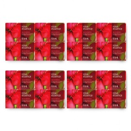 Dubore Rose Moisturizing Soap 100g x 4-Pack for Face & Beauty Cleansing Bath