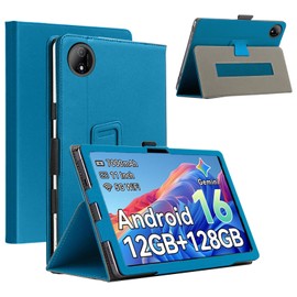 CONAPIKA Cover per Te CLAST P50T, Ultra Sottile Folio Magnetico Custodia Protettiva in PU Pelle Cover Multi-Angolo Regolabili Supporto Caso con Porta Penna e Cinturino da Polso,Azzurro Cielo
