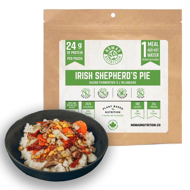 Nomad Nutrition Irish Shepherd’s Pie | Instant Freeze Dried Backpacking
