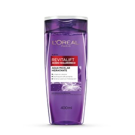 L'Oréal Paris Agua Micelar Revitalift Ácido Hialurónico, 400ml