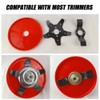 Weed Brush Cutter, Weeding Tray, Razor Weed Trimmer Head for