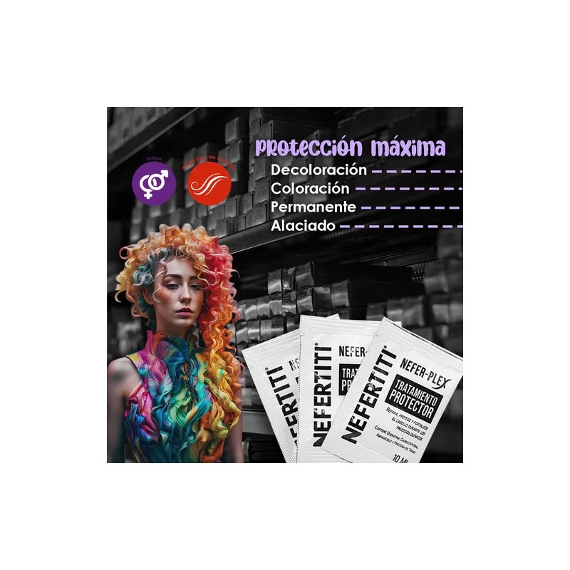 Kit Tratamiento Protector Durante Procesos Quimicos 3 Pzas