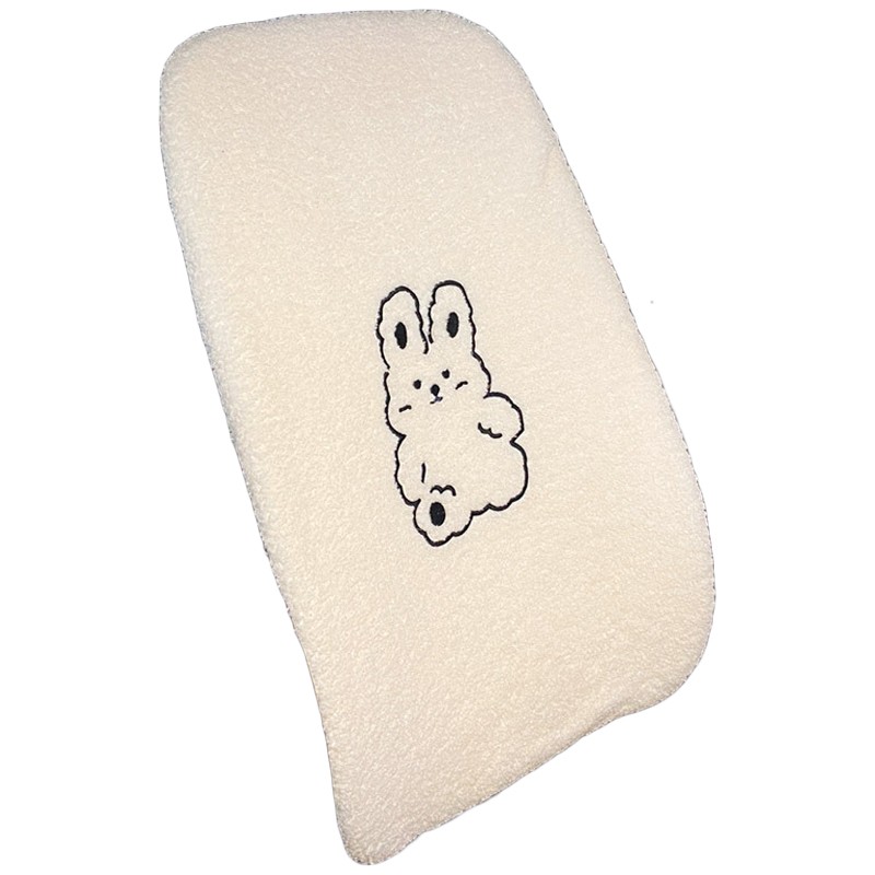 Car Back Support Cute Cartoon Style Skin Friendly Berber Fleece