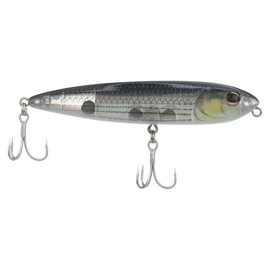 Berkley Saltwater J-Walker 90 Topwater Fishing Lure, Mullet, Size 90 (7/16oz), 3.5in, Tail Weighted Design Tuned for Casting Distance, Equipped with Anti-Rust Fusion19 Hook