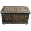 Handbeschnitzte Balsa Wood Chest in 3 Sizes/Chests Boxes – Size: